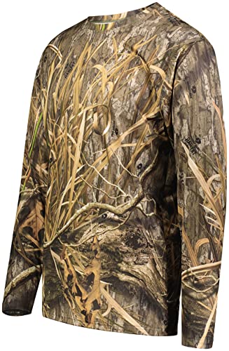 Mossy Oak Momentum Long Sleeve Tee Mo Habitat XL