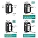 WEBANG USB Wall Outlet Black 3.6A Dual High Speed USB Charger Electrical Outlet 15Amp/125V Receptacle 2 Pack Wall Plate Screw Included