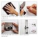 MEZOOM Mop Holder, 8 pcs Broom Mop Holder Self Adhesive Wall Mount Tools Storage Organizer for Kitchen and Bathroom