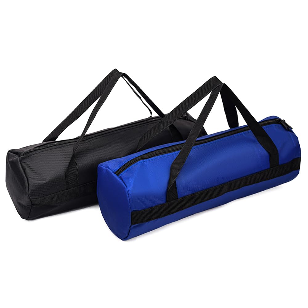 Photo 1 of 15.7"Tool pouch Zippered heavy duty, Waterproof Canvas Utility Multi-Purpose Wide Mouth Handle Bag, 2pcs Medium Portable Storage Organizer Tote Bags for Car Camping Travel Electrician Shovel Wrench