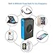 Skyocean Small Personal Fan with 6000mAh power bank, Mini Battery USB Desk Fan with Portable Charger Best using in Travel Office School Kitchen outdoor sport Camping Equipment (Black)