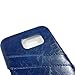 Galaxy S7 Edge Case, Monsety Genuine Leather Galaxy S7 Edge Back Cover [2 Card Slots ][Vintage Series] , Ultra & Slim Leather Protective Flip Case Back Cover for Samsung Galaxy S7 Edge (Blue)