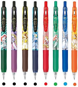 Amazon 数量限定 ジェルボールペン サラサクリップ0 5 ｘ ディズニープリンセス 8本セット 香り付き ジェルインクボールペン 文房具 オフィス用品