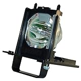 Ahlights 915B455011 Replacement Lamp with Housing for Mitsubishi TV WD-73640 WD-73740 WD-73840 WD-73C11 WD-73CA1 WD-82740 WD-82840 WD-82CB1 WD-92840