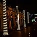 Icicle Solar Rope Lights, 33ft 100 LED Waterproof Solar String Lighting for Indoor/Outdoor, Patio, Lawn, Garden, Christmas, and Holiday Festivals Decorations (Warm White)