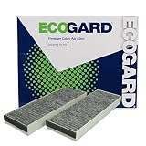 ECOGARD XC25760C Premium Cabin Air Filter with Activated Carbon Odor Eliminator Fits Audi A6 Quattro 2005-2011, R8 2008-2015, A6 2006-2011, S6 2007-2011, S8 2007-2009, RS7 2014