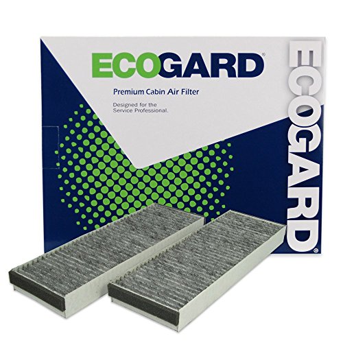 ECOGARD XC25760C Premium Cabin Air Filter with Activated Carbon Odor Eliminator Fits Audi A6 Quattro 2005-2011, R8 2008-2015, A6 2006-2011, S6 2007-2011, S8 2007-2009, RS7 2014