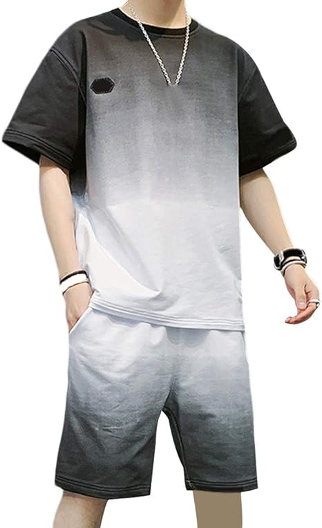mens shorts tracksuit set