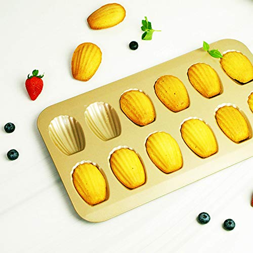 Nonstick Madeleine Pan 12cup Heavy Duty Shell Shape Baking Cake Mold