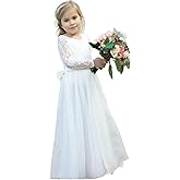 Fancy Lace Flower Girl Dress for Wedding Girls A -Line First Communion Dresses