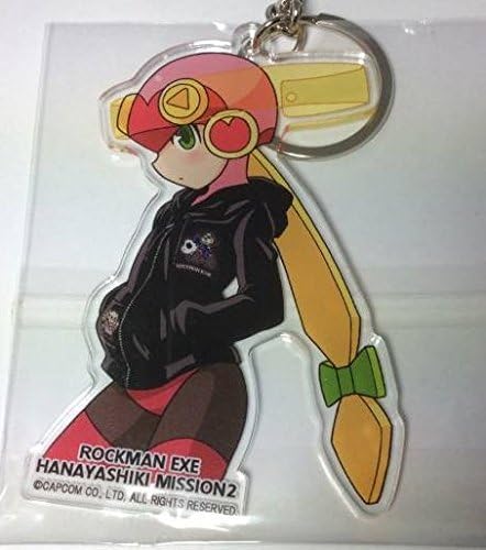 Amazon ロックマンexeアクリルキーチェーンロールhanayashiki限定コラボレーション商品ロックマンexe Hanayashiki Mission2 Akuki アニメ 萌えグッズ 通販