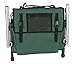 Stansport Tubular Frame Folding Stadium Seat with Arms - Green/Tan (G-8-10)