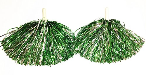 image for kuugear Pair, Metallic Cheerleading Pom Pom for Cheerleading Squads, P
