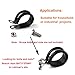 LOKMAN 20 Pack 5/8 Inch Stainless Steel Cable Clamp, Rubber Cushioned Insulated Clamp, Tube Holder for Tube, Pipe or Wire Cord Installation