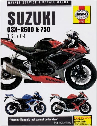 Suzuki GSX-R600 & GSX-R750 from 2006-2016 Haynes Repair Manual