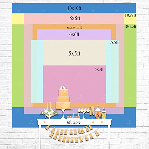 Allenjoy 8x8ft Gatsby Themed Backdrop for Celebration Retro Roaring 20's 20s Party Art Decor Happy 1st Birthday Wedding Decoration Pictures Background Supplies Photo Booth Prop