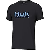 HUK - Kid's Pursuit Solid Short Sleeve Shirt, Fishing Shirt for Kids