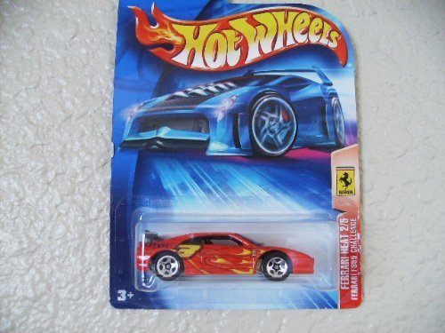 Hot Wheels 2004-129 Ferrari Heat 2/5 F355 Challenge RED 1:64 Scale 5SP Wheels