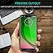 LK 3 Pack Screen Protector Compatible with Motorola Moto G7 Play Tempered Glass, 9H Hardness, Case Friendly