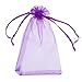 Mudder 50 Pieces 4 by 6 Inch Organza Gift Bags Drawstring Jewelry Pouches Wedding Party Favor Bags (Multicolor)