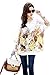 JFDWOPHT Boho Chiffon Tunic Blouse Shirt Loose Batwing Tops for Women