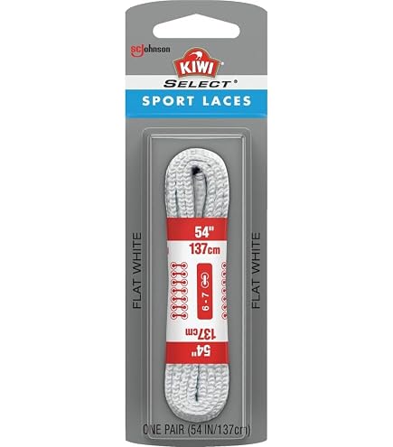 Amazon.com: Kiwi Shoe Laces, 54 in, Athletic White, 1 Ct : Clothing, Shoes  & Jewelry