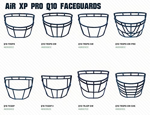 image for Schutt Sports FB Varsity Q10 Tegop Faceguard, Royal Blue