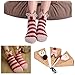 Coxeer 3 Pairs Christmas Socks Fuzzy Soft Novelty Crew Socks Floor Casual Socks