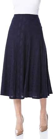 fit and flare skirt midi