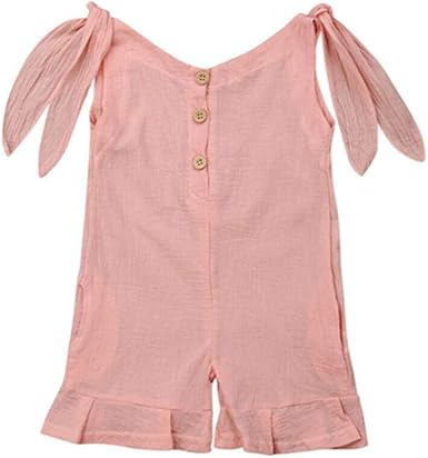 pink cotton jumpsuit