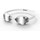 Nike Vapor Mirrored Goggle, White, Adult-OS