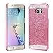 ABC Crystal Rhinestone Case for Samsung Galaxy S6 Edge Plus (Hot Pink)