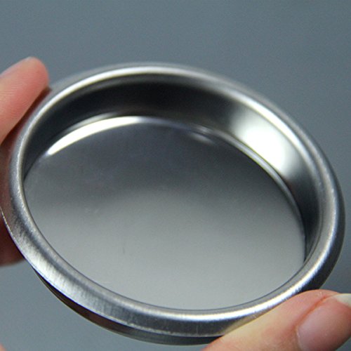 HAPYLY 58mm Metal Blind Filter for Espresso Coffee Machine Maker Back Flush Insert Basket - Thumbnail 7
