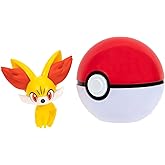 �ʴǰ�é���ǲ� PKW3132 Clip ‘N’ Go Fennekin Includes 2-Inch Battle Figure and Poke Ball Accessory, Black