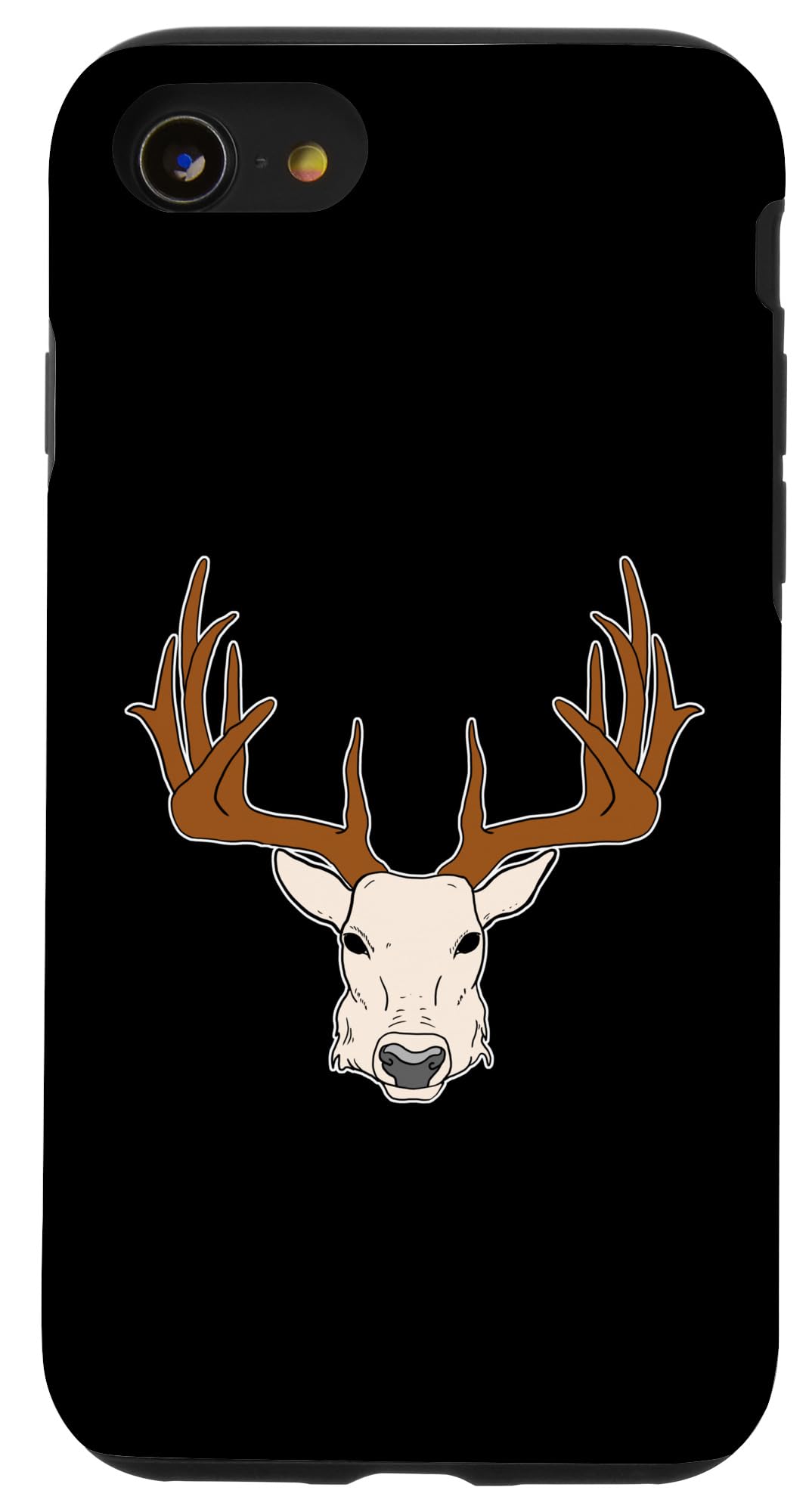 iPhone SE (2020) / 7 / 8 Hand Drawn Reindeer Head Realistic Style Case