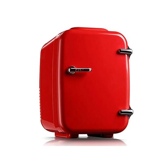 Feifei Mini Nevera Rojo Mini Nevera 12v Coche pequeño Refrigerador ...