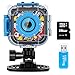 iMoway Kids Camera, Waterproof Video Cameras for Kids HD 1080P Kids Digital Cameras Camcorder with 16GB Memory Card, Card Reader and Floating Hand Grip (Orange)