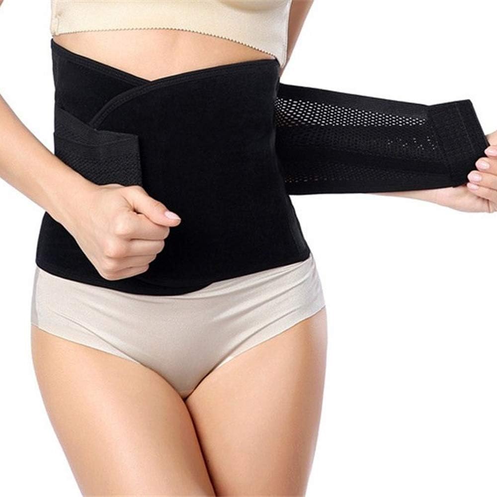 GLAMORAS® Postpartum Recovery Belly Band Waist Trainer Cincher Trimmer Tummy Control Slimming Body Shaper Shapewear Belt, Free Size (Fits Upto Size 38")