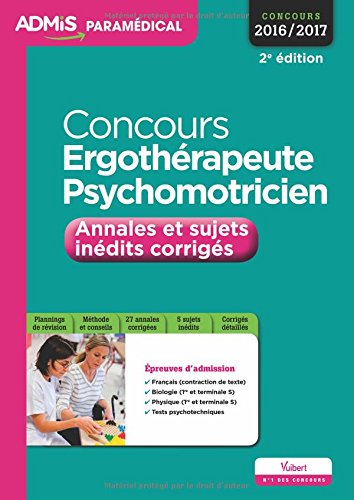 Concours ergothérapeute, psychomotricien