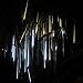 Teeke 8 Tubes 11.8 inches Meteor Led Light for Indoor Decoration, home, Wedding, Party, Holiday (White)
