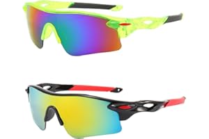 Swanoble UV400 2 Sports Sunglasses for Kids Baseball,Lightweight frame Sunglasses for Boys Girls,Youth Softball Cycling