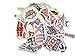 Cooryslee Car Stickers Decals Pack 50 Pieces Super Bowl Bumper Stickers