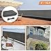 zimo Balcony Privacy Shield Sun Protection Opaque Weather-Resistant Balcony Cover Fence Privacy Screen 3×16.4' (Grey)