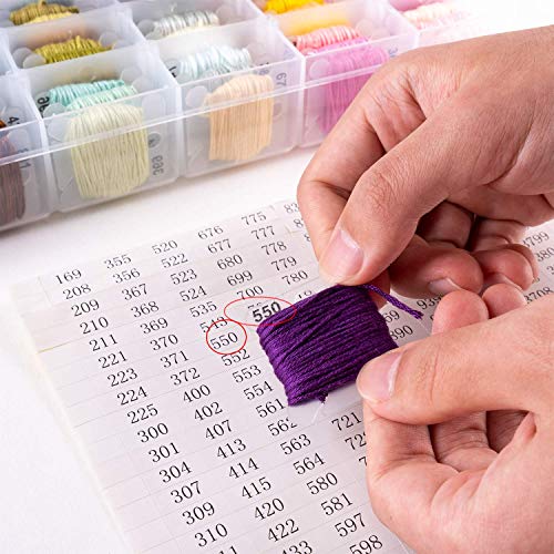 3 Plastic+Embroidery+Stitch+Organizer+Bobbins