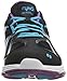 Ryka Women's Devotion Walking Shoe,Black/Dark Purple/Light Blue,10 M US