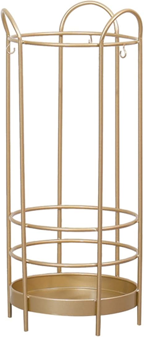 Amazon 傘立て かさたて 折りたたみ傘 収納 便利グッズ 傘置き 大容量 傘たて スリム ビニール傘 玄関収納 長傘 おりたたみ傘 収納 傘入れ 傘ハンガー 傘掛け ホルダー 傘フック 傘立て 水受け皿付き 丸型 玄関 オフィス 会社 安定 倒れない 省スペース ゴールド 傘