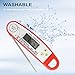 Meat Thermometer, ARNIL Waterproof Digital Meat Thermometer Instant Read Digital Food Cooking Thermometer with LCD Backlit Function for Kitchen, BBQ, Grilling, Candy, Milk, Grill Smoker
