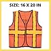 Darice Crafts AC 193267 Kids Construction Vest, Orange/Yellow