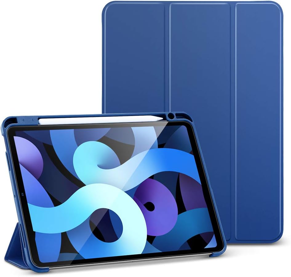 ESR Folio Case for iPad Air 4 2020 10.9 inch [Pencil Holder] [Soft