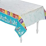 Fun Express - Science Party Tablecover for Birthday - Party Supplies - Table Covers - Print Table Covers - Birthday - 1 Piece